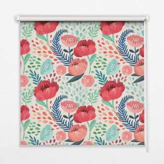 Tulup Tenda A Rullo Interna Per Finestra - Tenda Filtrante Luce - Tenda Privacy - Tenda Decorativa Rettangolare - Rullo Per Interni - (130 Cm X 140 Cm) - Pa