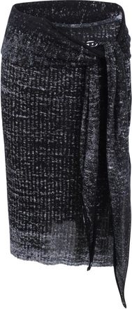 Diesel Rokken, Dames, Zwart, M, M-Eganoid Rok