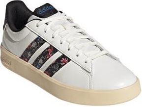 adidas Grand Court 3.0 Sneaker in Off White/Black/Vanilla at Nordstrom Rack, Size 10.5