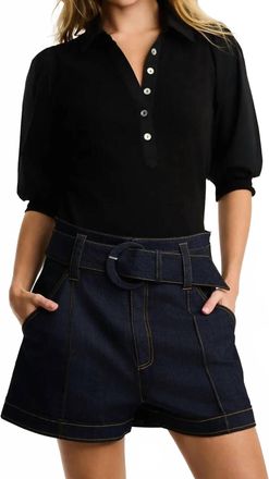 Lisa Todd Collet Top In Black
