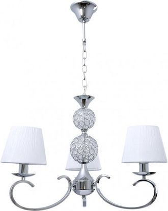 Fabrilamp Fabrilamp - Lampara Ordo&ntilde;ez 3xe14 Cromo Pantalla Blanca Regx60x60 Cm