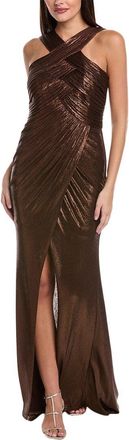 Tadashi Shoji Metallic Gown
