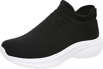 Generic Ladies Slip on Plantar Fasciitis Gym Trainers Womens Shoes Ethnic Casual Shoes Summer Fashion Hollow Breathable Flat Heel Soft Sole Casual Womens Walk