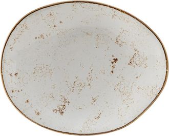 Tuxton Artisan Geode Ellipse Plate 8-3/8x6-7/8x1-1/2, 12 Pieces