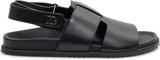 Dolce & Gabbana Sandalo Vit. Berry - Heren - Sandalen - Zwart - 41 EU - Schoenen