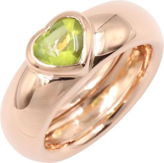Tiffany & Co. Gold Green Pink Gold (18K) Band Ring (Pre-Owned)