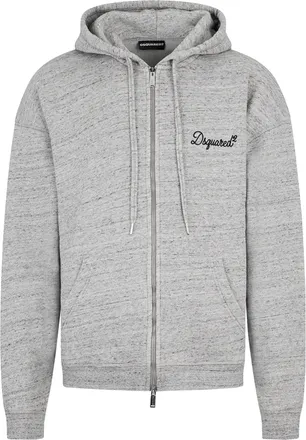 Dsquared2 Felpa Con Zip Grey Zip-Up Hoodie