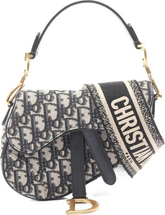 Dior 2010s mini Saddle tote bag - Blue