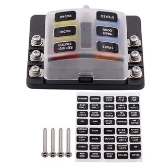 OEM Caja De Fusibles Para Autom&oacute;viles Con 6 Salidas Basadas En Plomo (pbt) Y Protecci&oacute;n Contra Sobrecalentamiento