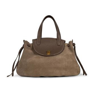PLINIO VISONA Handbags, female, Brown, Size: ONE SIZE City Handbag