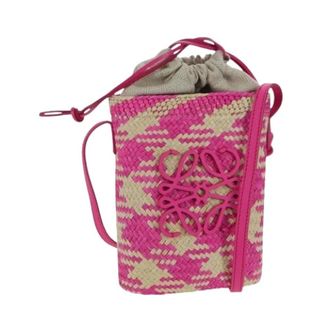 Loewe Pre-owned Bucket Bags, female, Pink, Size: ONE SIZE Pre-owned Shoulder Bag