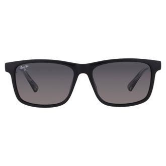 Maui Jim Okina Neutral Grey Square Mens Sunglasses GS587-02 55