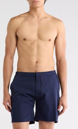 Robert Graham Around The World Hybrid Swim Trunks in Blue at Nordstrom Rack, Size Xx-Large