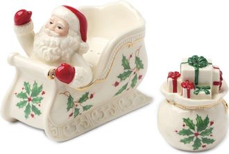 Lenox Holiday Figural Salt & Pepper Set