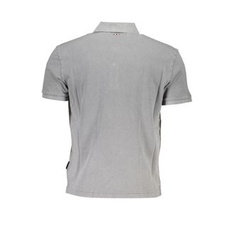 Napapijri Cotton Polo Shirt - Gray