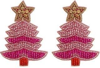 Panacea Pink Beaded Christmas Tree Drop Earrings at Nordstrom Rack