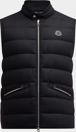 Moncler Men & apos;s Gallienne Cashmere-Blend Down Vest