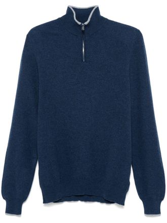Fedeli cashmere pullover - men - Cashmere - 48 - Blue