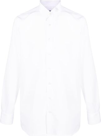Lardini button-up cotton shirt - men - Cotton - 38 - White