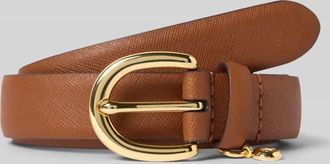 Lauren Ralph Lauren Ledergürtel mit Dornschließe Modell CHARM in Cognac, Größe XS
