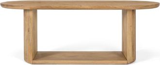 Giner&Colomer Mesa ovalada fabricada en madera de mango 210 cm