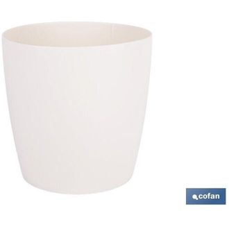 cofan Maceta Camelia Color Crema 25x23.6cm Caja 12 Unid., La Maceta Modelo Camelia Est&aacute; Fabricada En Polipropileno De Alta Calidad Proporcionando Una Gran R