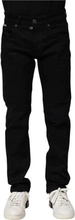 Dolce & Gabbana Zwarte Skinny Denim Jeans - Heren - Slim Fit Jeans - Zwart - XS - Denim - Jeans