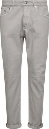 Brunello Cucinelli Hombre, Pantalones, Gris, Talla: 3XL