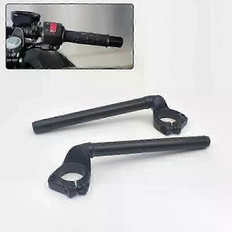 OEM Adecuado Para Motocicletas Kawasaki Ninja400 Ex400 (2018, 2019, 2020, 2021, 2022), Manillar Dividido Negro Con Tubos De Horquilla Delantera
