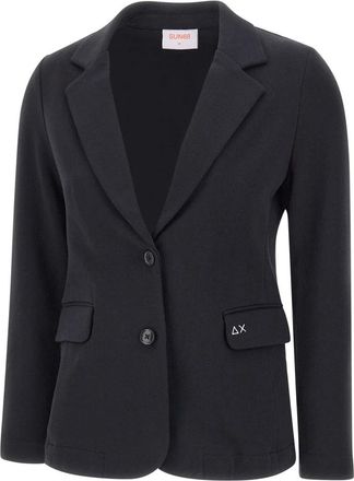 Sun 68 Blazer Basic - Dames - Blazers - Zwart - M - Katoen - Jassen