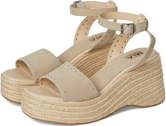 Mia MLE-Pascha Womens Wedge Shoes Sand : 6.5 M, Suede/Synthetic