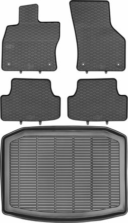 OEM Juego De Alfombrillas De Goma Para Coche Y Maletero Para Seat Le&oacute;n Iv Hatchback A Partir De 2020