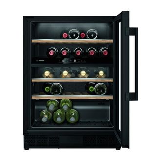 Bosch Serie 6 KUW21AHG0. Posizionamento dellapparecchio: Da incasso, Colore struttura: Nero, Colore interno: Nero. Capacit&agrave; bottiglie: 44