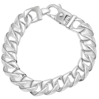Pompeii3 Mens Cuban Link 14k Gold (112gram) or Platinum (180gram) 13.5mm Bracelet 8.5