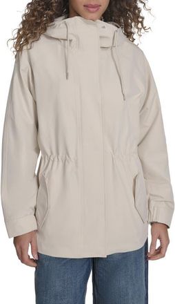 Levi's Hooded Water Resistant Jacket in Almond Milk at Nordstrom, Size X-Large