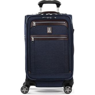 Travelpro Platinum Elite Softside Expandable Carry-On 21-Inch Luggage in True Navy Blue at Nordstrom