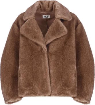 Betta Corradi Jas met puntige revers - Bruin