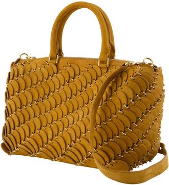 Paco Rabanne Womens Purse - Rabanne Leather Brown Calfskin Bags Handbags-Purses