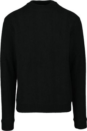 Daniele Fiesoli Merino Cashmere Fijn Gebreide Trui - Heren - Ronde hals truien - Zwart - 2XL - Wol - Truien & Vesten