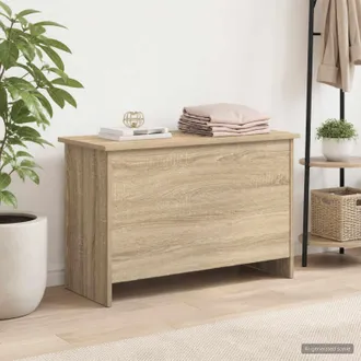 vidaXL Vidaxl Cassa Di Stoccaggio Rovere Sonoma 80 X 40 X 50 Cm