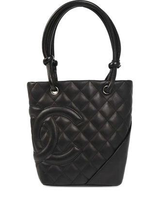 Chanel Borsa a mano Cambon Ligne trapuntata 2005 - Nero