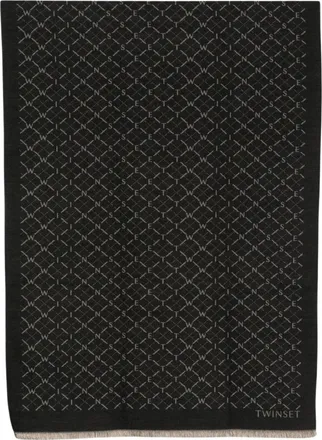Twinset Accessoires, Dames, Zwart, ONE Size, Scarves