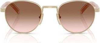 Prada 49mm Gradient Phantos Sunglasses in Brown Grad at Nordstrom