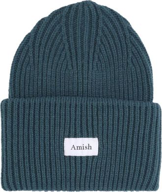 Amish Beanies, male, Green, Size: ONE SIZE Forest Wool Blend Beanie