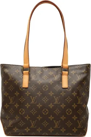 Louis Vuitton Brown Pvc Leather Tote Bag (Pre-Owned)