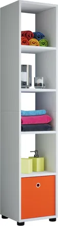 ebuy24 Ebuy24 - Estante De Madera Vcm De Pie Estante De Ahorro De Espacio Dimensiones:al. 152 X An. 31 X P. 30 Cm Estante Elegante De Pie Estante De Almacena