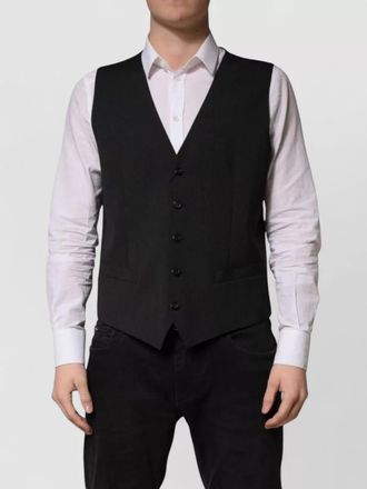 Dolce & Gabbana virgin wool formal waistcoat