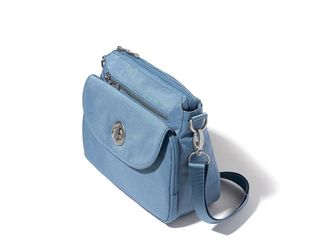 Baggallini Calais Crossbody Bag Cross Body Womens Handbags Cornflower, Textile