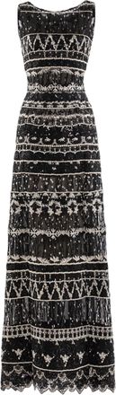 Saiid Kobeisy Embroidered Long Dress
