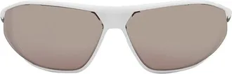 Nike AEROSWIFTEDQ0992100 Rectangle Full Rim Sunglasses - White